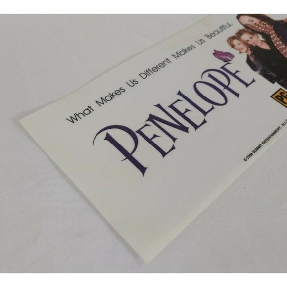 Penelope 2008 Movie Mylar 5x13 POSTER Rare ORIGINAL Summit Entertainment PG - Picture 6 of 9